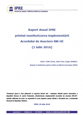Raport anual privind monitorizarea implementări...