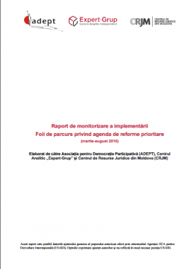 Raport de monitorizare a implementării Foii de ...