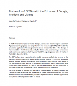 Primele rezultate ale DCFTA cu UE: Cazurile Geo...