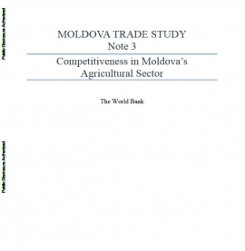 Studiu despre comerțul din Moldova: Nota 3. Com...