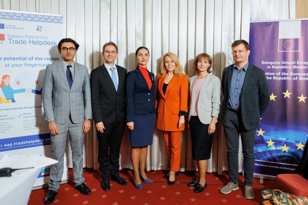 Uniunea Europeană în parteneriat cu Centrul de Comerț Internațional și Ministerul Economiei al Republicii Moldova a lansat Platforma de asistență pentru comerț a Parteneriatului Estic (EaP Trade Helpdesk)